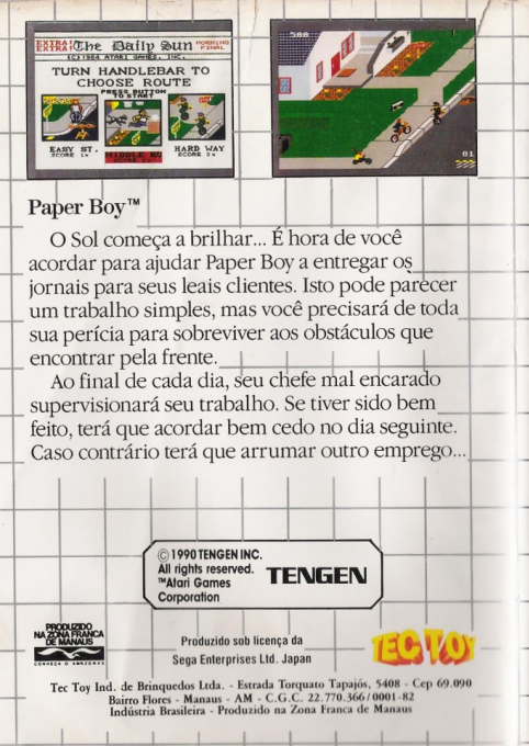 Paperboy - Dos