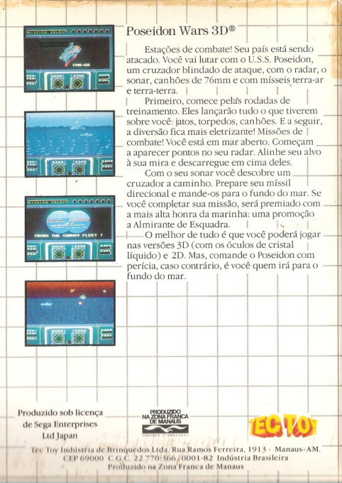 Poseidon Wars 3-D - Dos