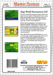 Sega World Tournament Golf dos