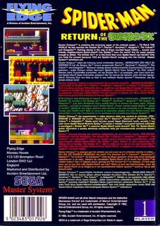 Spider-man - Return Of The Sinister Six dos