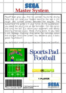 Sports Pad Football dos