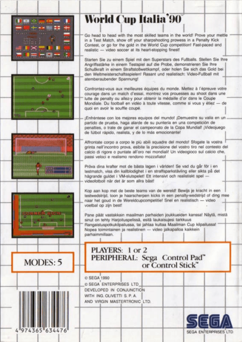 World Cup Italia '90 - Dos