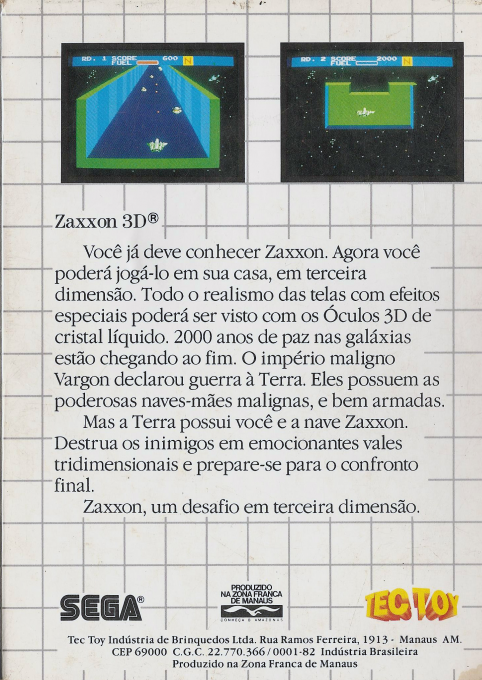 Zaxxon 3-D - Dos