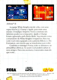 Zillion II : The Tri Formation dos