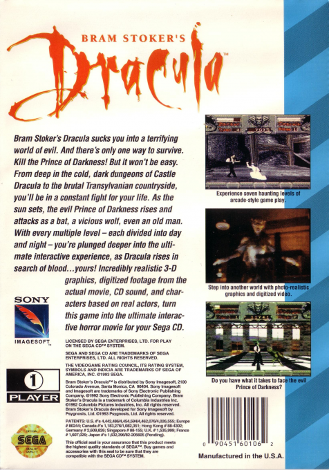 Bram Stoker's Dracula - Dos