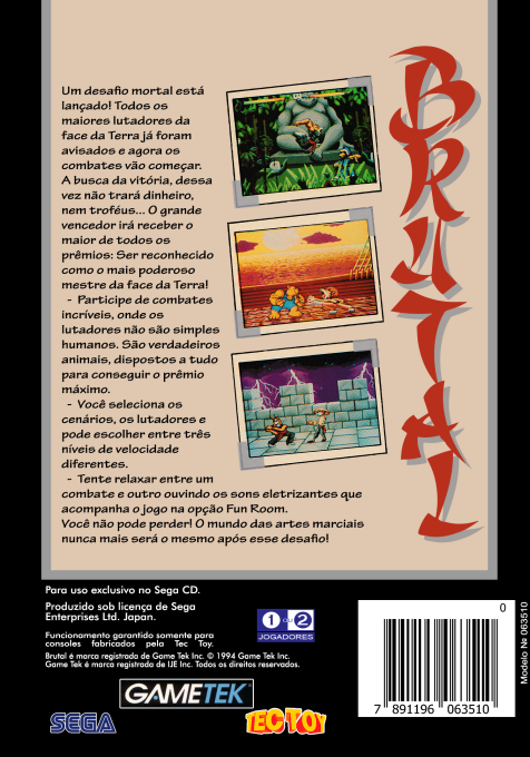 Brutal : Paws of Fury - Dos