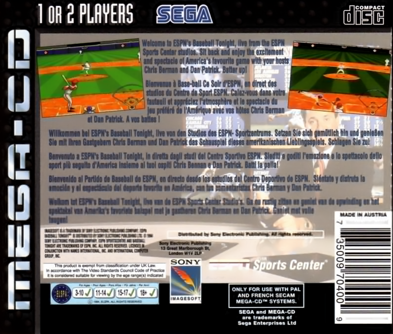 ESPN Baseball Tonight - Dos