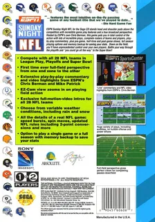 ESPN Sunday Night NFL dos