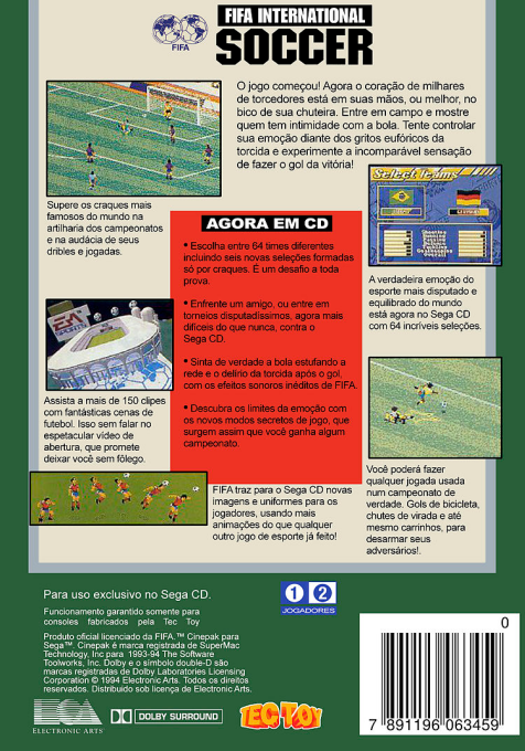 FIFA International Soccer - Dos