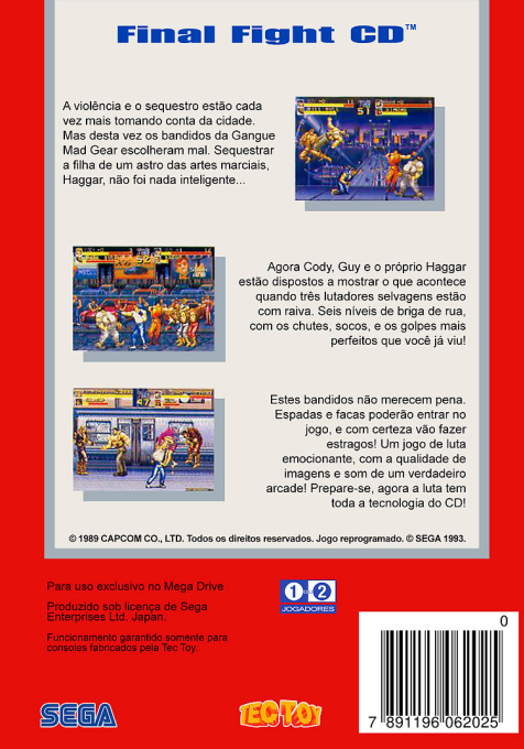 Final Fight CD - Dos
