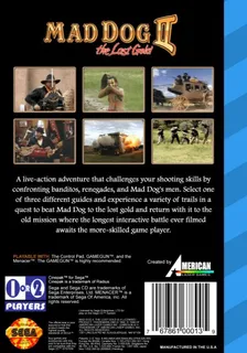 Mad Dog II : The Lost Gold dos