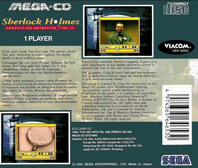 Sherlock Holmes : Consulting Detective Vol. I - Dos