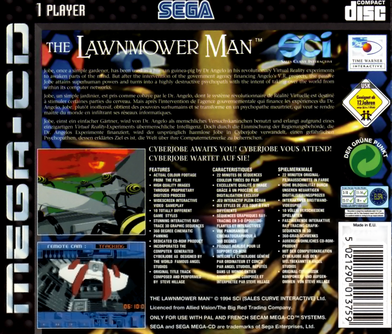 The Lawnmower Man - Dos