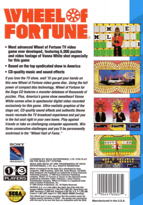 Wheel of Fortune - Dos
