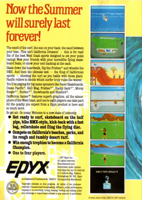 California Games - Dos