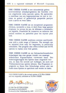 Chess Game, The dos
