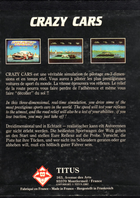 Crazy Cars - Dos