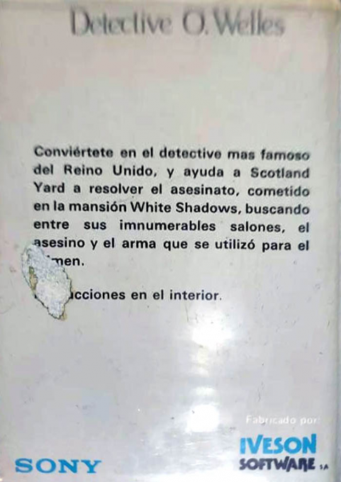 Detective Orson Welles - Dos