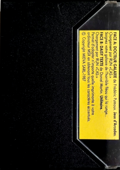 Docteur Galaxie - Dos