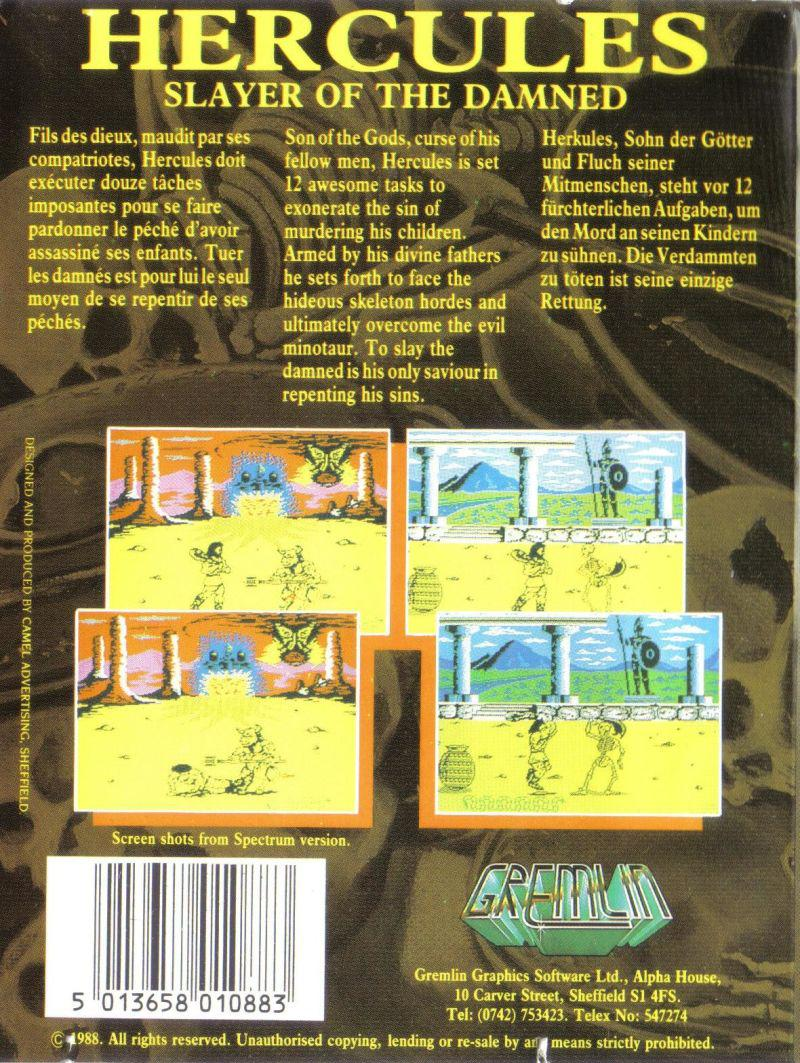 Hercules - Slayer Of The Damned - Dos