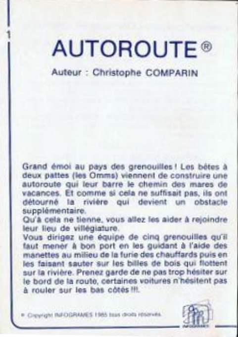 Les Voitures dans Autoroute - Dos