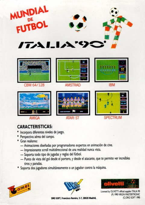 Mundial de Fútbol Italia '90 - Dos