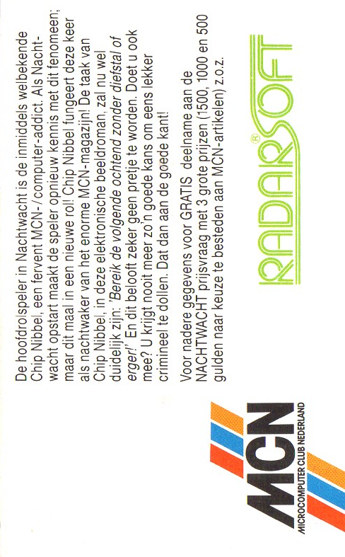 Nachtwacht, De - Dos