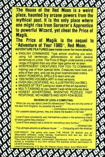 Price Of Magik, The dos