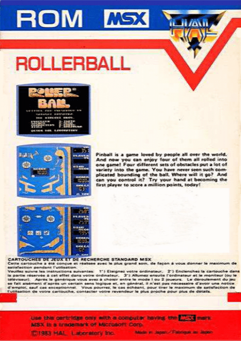 Roller Ball dos