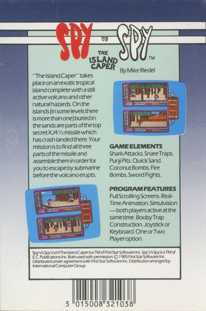 Spy vs Spy - The Island Caper - Dos