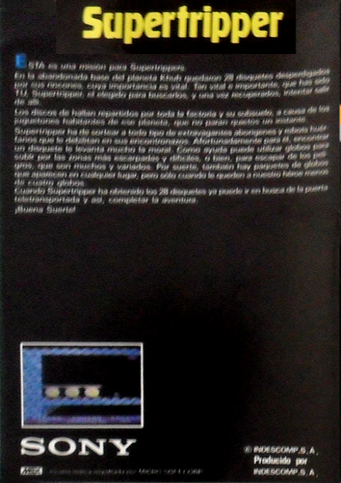Jaquette arrière