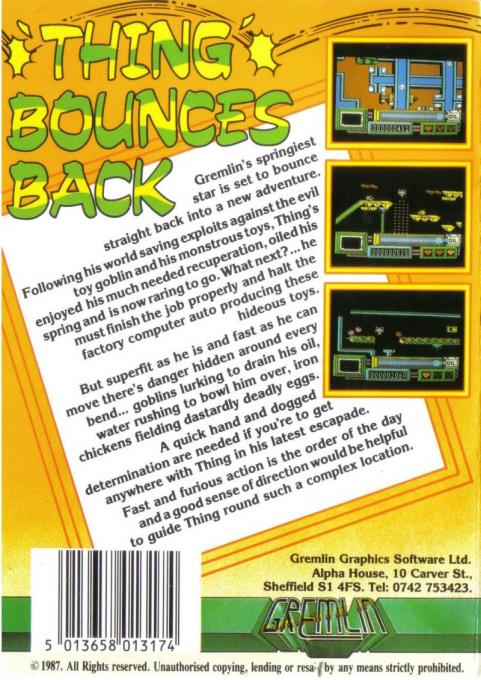 Thing Bounces Back - Dos