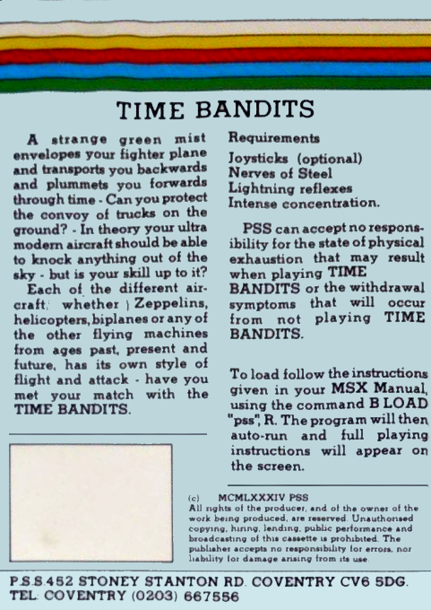 Time Bandits - Dos