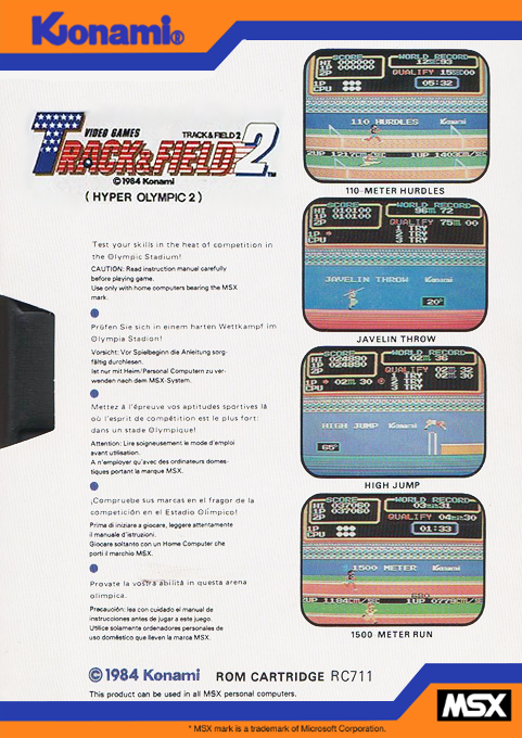 Track And Field 1 - Dos