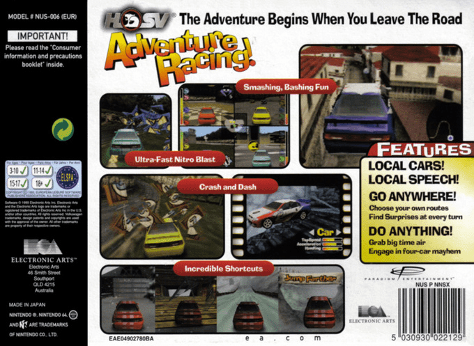 Beetle Adventure Racing! - Dos