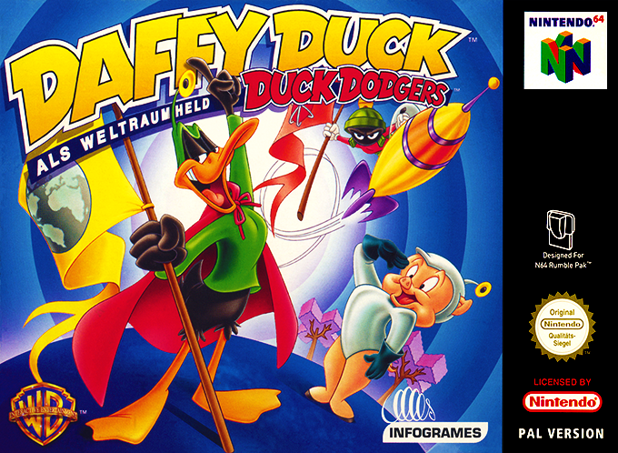 Daffy Duck dans le rôle de Duck Dodgers