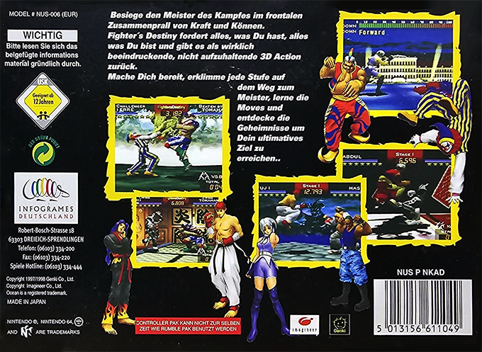 Fighter Destiny 2 - Dos