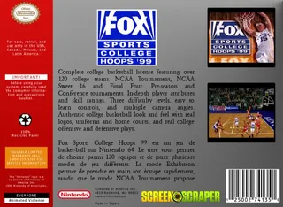 Fox Sports College Hoops '99 dos
