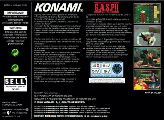 G.A.S.P!! Fighters' NEXTream dos