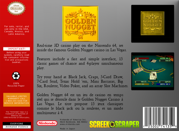 Golden Nugget 64 - Dos