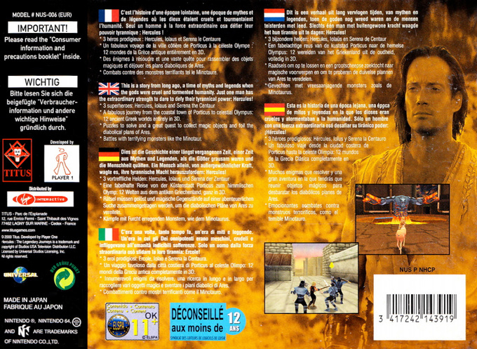 Hercules - The Legendary Journeys - Dos