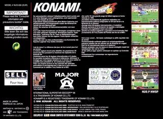Jikkyou World Soccer: World Cup France '98 dos