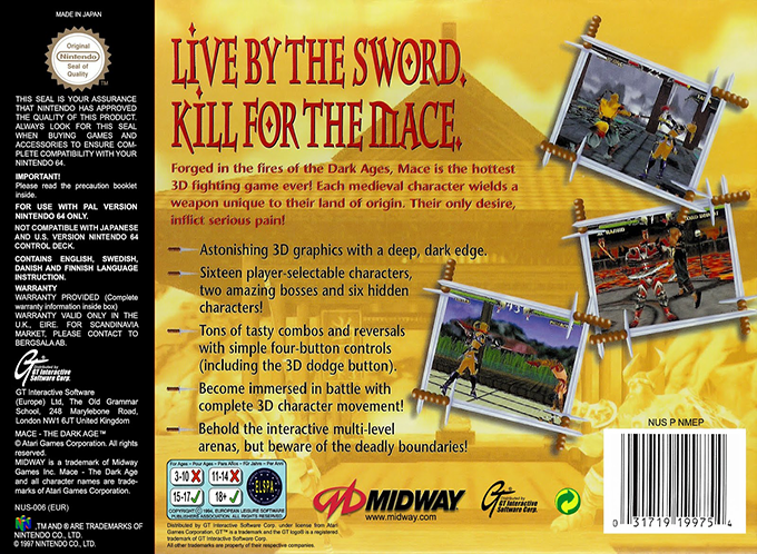 Mace : The Dark Age - Dos