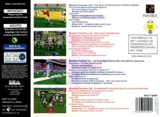 Madden Football 64 dos