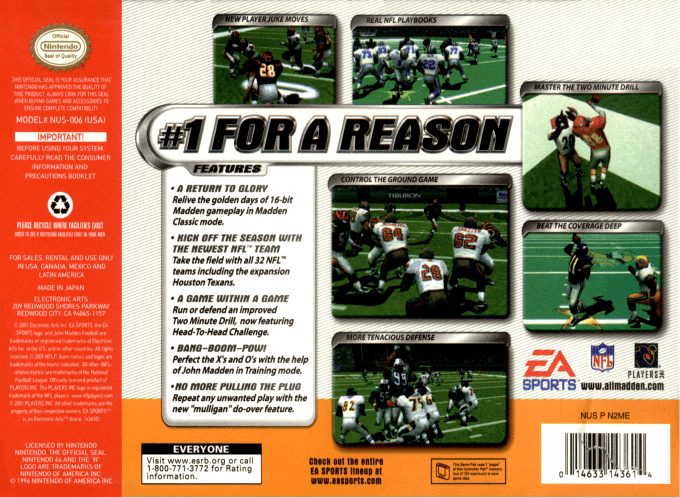 Madden NFL 2002 dos