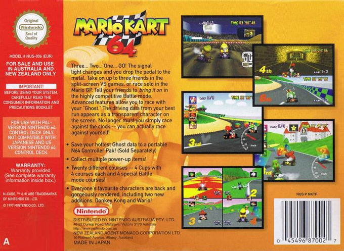 Mario Kart 64 - Dos