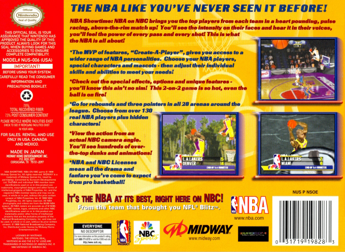 NBA Showtime : NBA on NBC - Dos
