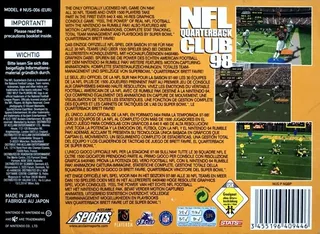 NFL Quarterback Club 98 dos