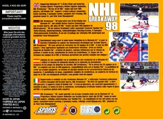 NHL Breakaway 98 dos