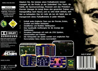 Premier Manager 64 dos